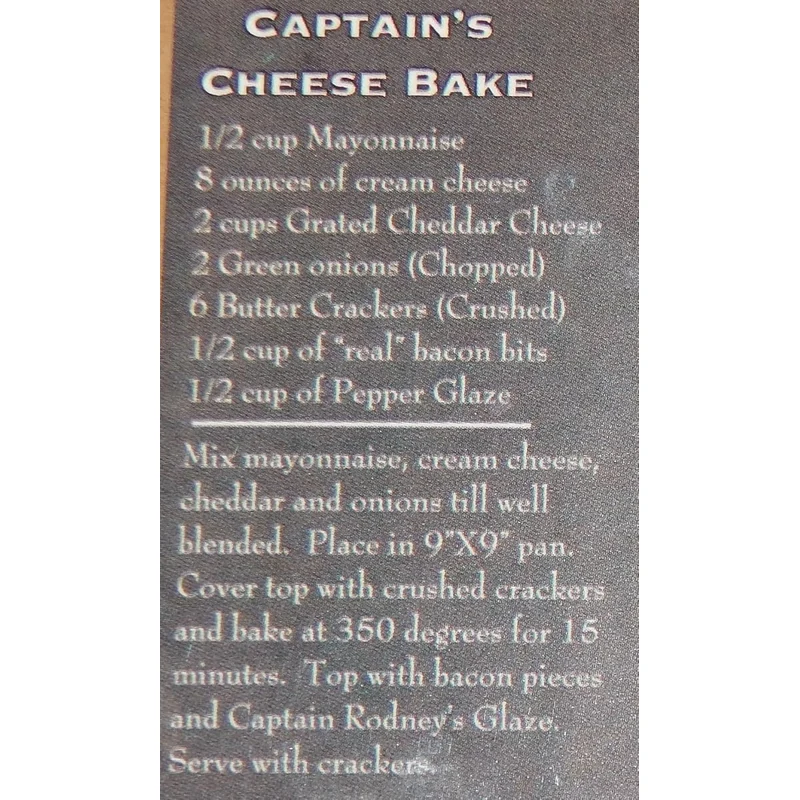 Black Label Sweet & Spicy Boucan Pepper Captain Rodney’s Sauces and Glazes