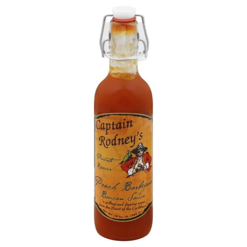 Spicy Peach Barbecue Sauce Captain Rodney’s Sauces and Glazes